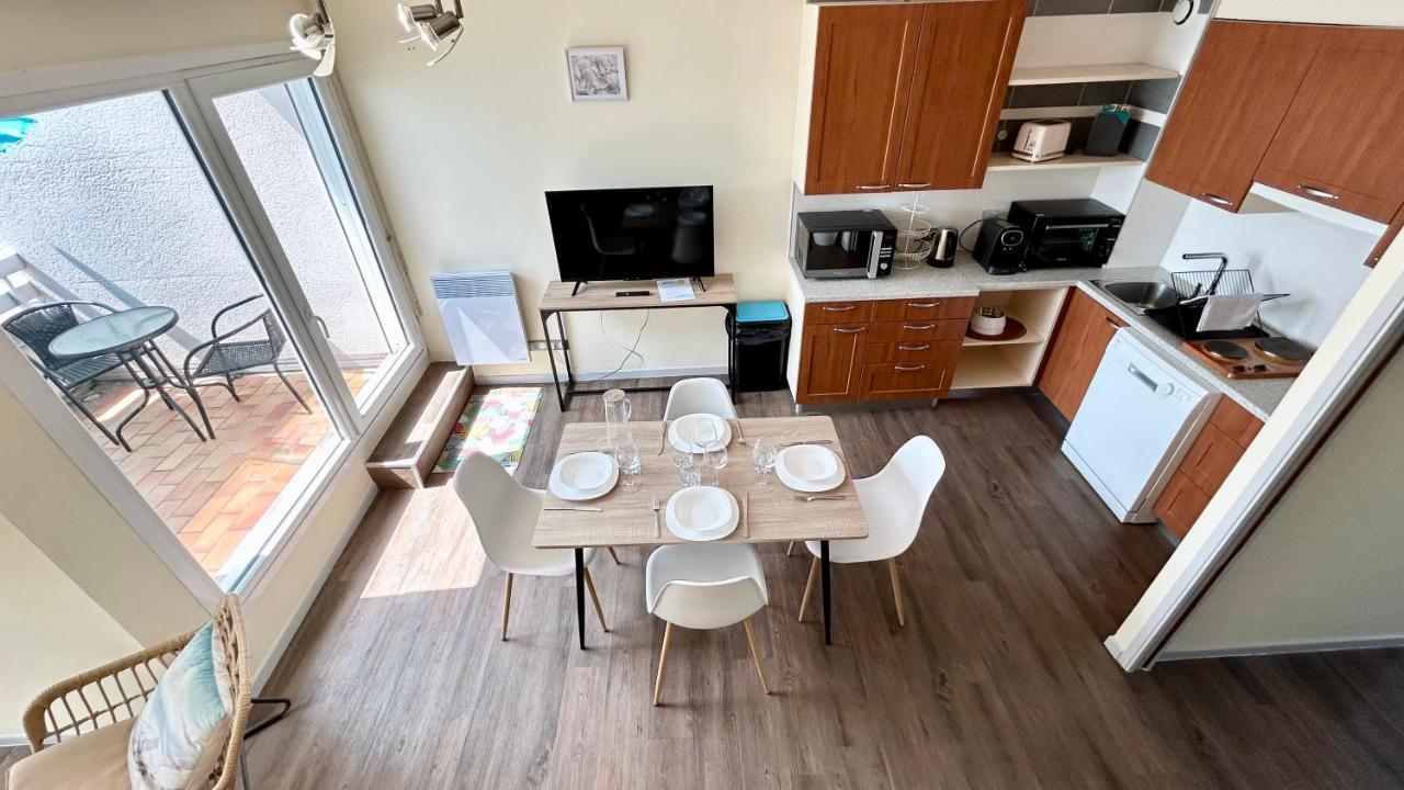 Plein Sud, Appartement Vue Baie, Acces Direct Plage لو كْروتْوَ المظهر الخارجي الصورة